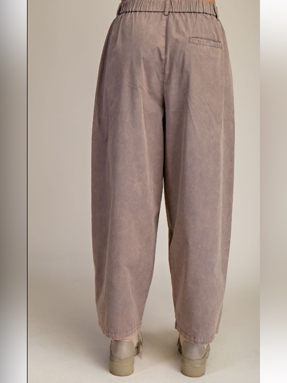 288 ❤️ EASEL PARACHUTE BARREL WOVEN PANTS - Picture 3 of 4